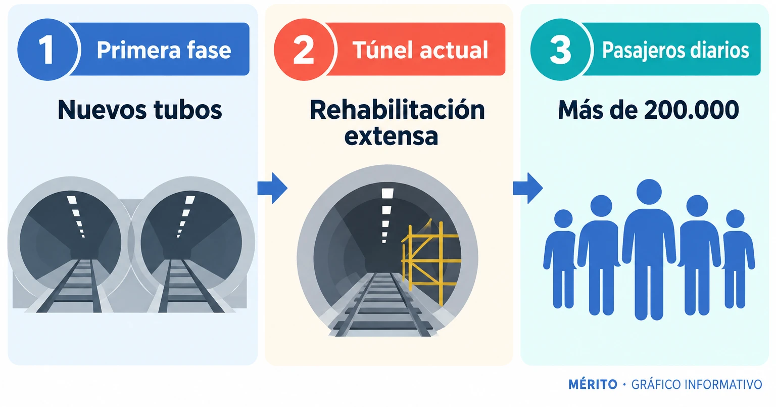 Los nuevos túneles recibirían el tráfico ferroviario antes del cierre del North River Tunnel para su rehabilitación.